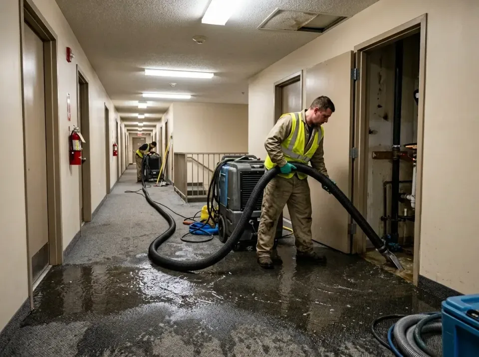 multi-unit-apartment-hallway-f-005 — frequently asked questions, Emergency Burst Pipe Water Extraction & Removal in Clayton,…